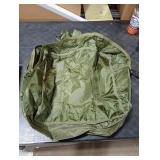 Vimapo Foldable Travel Duffle Bag with Trolley Sleeve 40L - 18x14x8 inches Airline Underseat Lightweight Travel Bag - Packable Ripstop Nylon Carry on Bag (Army Green)