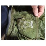 Vimapo Foldable Travel Duffle Bag with Trolley Sleeve 40L - 18x14x8 inches Airline Underseat Lightweight Travel Bag - Packable Ripstop Nylon Carry on Bag (Army Green)