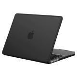 BlueSwan Anti-Cracking Hard Shell Case Compatible with MacBook Pro 13 inch, M2/M1 2025 2022-2017 A2338 A2289 A2251 A2159 A1989 A1706 A1708, Anti-Fingerprint Soft TPU Bumper, Frosted Black
