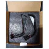 8mm Black Motorcycle Handlebar Rear View Side Mirrors with Turn Signal for Road King Sportster Street Glide Electra Dyna Softail Ultra V-rod Cruiser Touring XL 883 1200