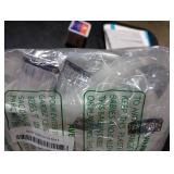 GPOVVIMX White Hair Extensions Clip in, Colored Party Highlights Extension for Kids Girls Synthetic Hairpiece Straight 22 inch