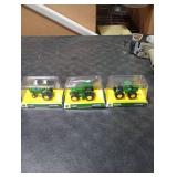ERTL Iron John Deere Tractor Toys - 1:64 Scale - Includes 9620R, 4020, and 4960 Tractor Toys - Die-Cast John Deere Toys - Collectible Farm Toys Ages 3 Years and Up, Green