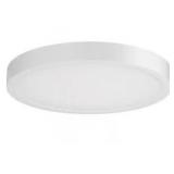Tozing 12 in. Modern White Integrated LED 2100 Lumen 6000K Round Flat Panel Ceiling Flush Mount Light