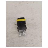 Leviton Mfg R12-Gfnt2-0Rw Outlet GFCI Self Test Red & Black Button- 15A - White