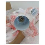 Globe 3.5 ft. Matte White and Faux Wood Hard Wired Ceiling Mounted Track Lighting Kit with Step Heads