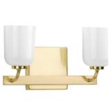 Progress Lighting - Moore - 10W 2 LED Bath Vanity In Luxe Style-6.75 Inches Tall