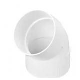 NDS PVC S&D 45 Degree Elbow, 6 in. Hub X Hub