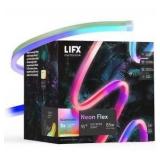 LIFX 16 ft. Smart Wi-Fi RGBW 120V Plug-in/12V Neon Flex Integrated LED Outdoor Rope Light