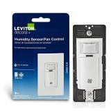 Leviton Decora 3 Amps Single Pole Single Pole Humidity Sensor/Fan Control, White