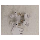 Dewenwils E12 Dusk To Dawn Light Sensor, White, 4 Pack