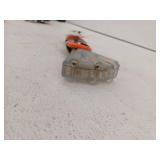 3-Outlet 2 ft. 12/3 Heavy Duty Extension Cord - Orange