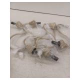 6 Light White Farmhouse Branches Chandelier for Bedroom Study Dining Room