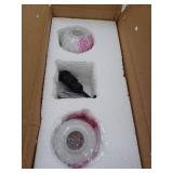 Moore Collection 2-Light Satin Brass White Opal Glass Luxe Bath Vanity Light