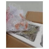 Nuvo 24 in. 4-Light White Vanity Light with White Channel Glass Shade