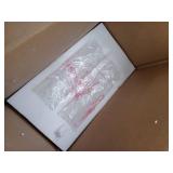 Nuvo 24 in. 4-Light White Vanity Light with White Channel Glass Shade