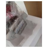 Nuvo 24 in. 4-Light White Vanity Light with White Channel Glass Shade