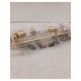 4 ft. 6-Light Payton Painted Brass Flexible Track Lighting Kit