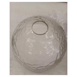 Modern Round Pendant Light 1-Light Electroplated Brass Circle Pendant Light for Kitchen Island with Water Glass Shade