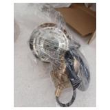 Modern Round Pendant Light 1-Light Electroplated Brass Circle Pendant Light for Kitchen Island with Water Glass Shade