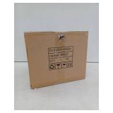 Modern Round Pendant Light 1-Light Electroplated Brass Circle Pendant Light for Kitchen Island with Water Glass Shade