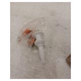 14.38 in. Hardwired White Outdoor Coach Sconce With No Bulbs Included