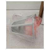 14.38 in. Hardwired White Outdoor Coach Sconce With No Bulbs Included