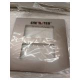 Nickel 2-Gang Wall Plate And Nickel 1 Gang Outlets, 10 Covers, 20 Outlets