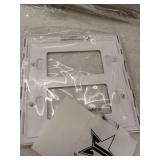 Nickel 2-Gang Wall Plate And Nickel 1 Gang Outlets, 10 Covers, 20 Outlets