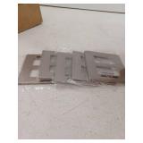 Nickel 2-Gang Wall Plate And Nickel 1 Gang Outlets, 10 Covers, 20 Outlets