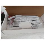 12 in. Direct Hardwired Kit Adjustable Silver Integrated LED Linkable 6-Bar Smart Under Cabinet Light