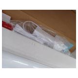 12 in. Direct Hardwired Kit Adjustable Silver Integrated LED Linkable 6-Bar Smart Under Cabinet Light