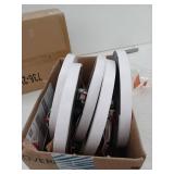 Commercial Electric LED Flush Mount Ceiling Light with Duo Bright Technology, Lot of 5