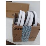 Commercial Electric LED Flush Mount Ceiling Light with Duo Bright Technology, Lot of 5