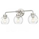 JAZAVA 3-Light Bathroom Vanity Fixture
