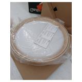 Callisto 15 in. Wood 5CCT LED Flush Mount Ceiling Light with Night Light Preset and Remote Included