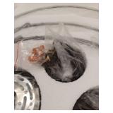 5-Light 16.5 in. W Matte Black Farmhouse Chandeliers Adjustable Rustic Cottage Candle Cage Pendant for Bedroom Enryway