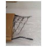 Tatyanna 26 in. Black Metal Table Lamp Set with USB and Type-C Ports, Built-in-Outlet