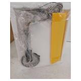 Everly 15.25 in. 1-Light Olde Bronze Transitional Shaded Kitchen Bell Pendant Hanging Light with Clear Glass