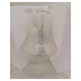 Everly 15.25 in. 1-Light Olde Bronze Transitional Shaded Kitchen Bell Pendant Hanging Light with Clear Glass