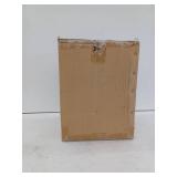 Everly 15.25 in. 1-Light Olde Bronze Transitional Shaded Kitchen Bell Pendant Hanging Light with Clear Glass