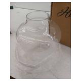 Vidria 1 Light Brushed Nickel Mini Pendant Light with Clear Glass Shade Kitchen Light