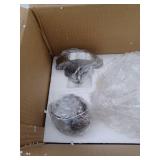 Vidria 1 Light Brushed Nickel Mini Pendant Light with Clear Glass Shade Kitchen Light