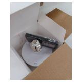 8.8 in 1-Light 3 Colors Wireless Vintage Black LED Wall lamp, Battery Operated Wall Sconce, Set of Two