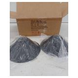 8.8 in 1-Light 3 Colors Wireless Vintage Black LED Wall lamp, Battery Operated Wall Sconce, Set of Two