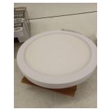 Flexinstall Disk 10 in. White Indoor Integrated LED Recessed Ceiling Light with 5CCT Plus DuoBright