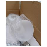 Replay Collection 22 in. 3-Light Brushed Nickel Etched White Glass Modern Bathroom Vanity Light