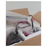 Edith 8 in. Tall 1-Light Matte Black/Vintage Brass Swing Arm Sconce Wall Lamp