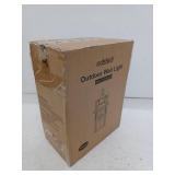 EDISHINE Outdoor Wall Lights with GFCI Outlet