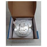 NICOR Lighting 4 inch Square White Flat Panel LED Downlight in 4000K, 18 Pack