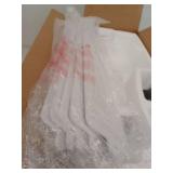 YUHAO 48 in. Indoor Integrated LED Matte White Ceiling Fan with Light Kit, 5 Blades and Remote Control